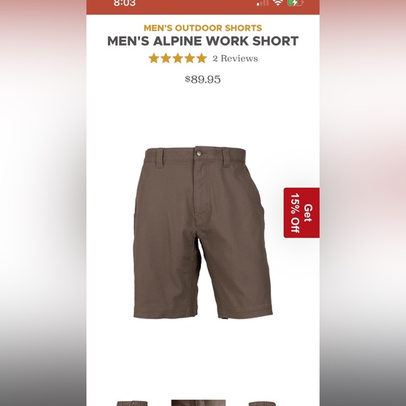 Mountain Khakis Shorts - Picture 5 of 6
